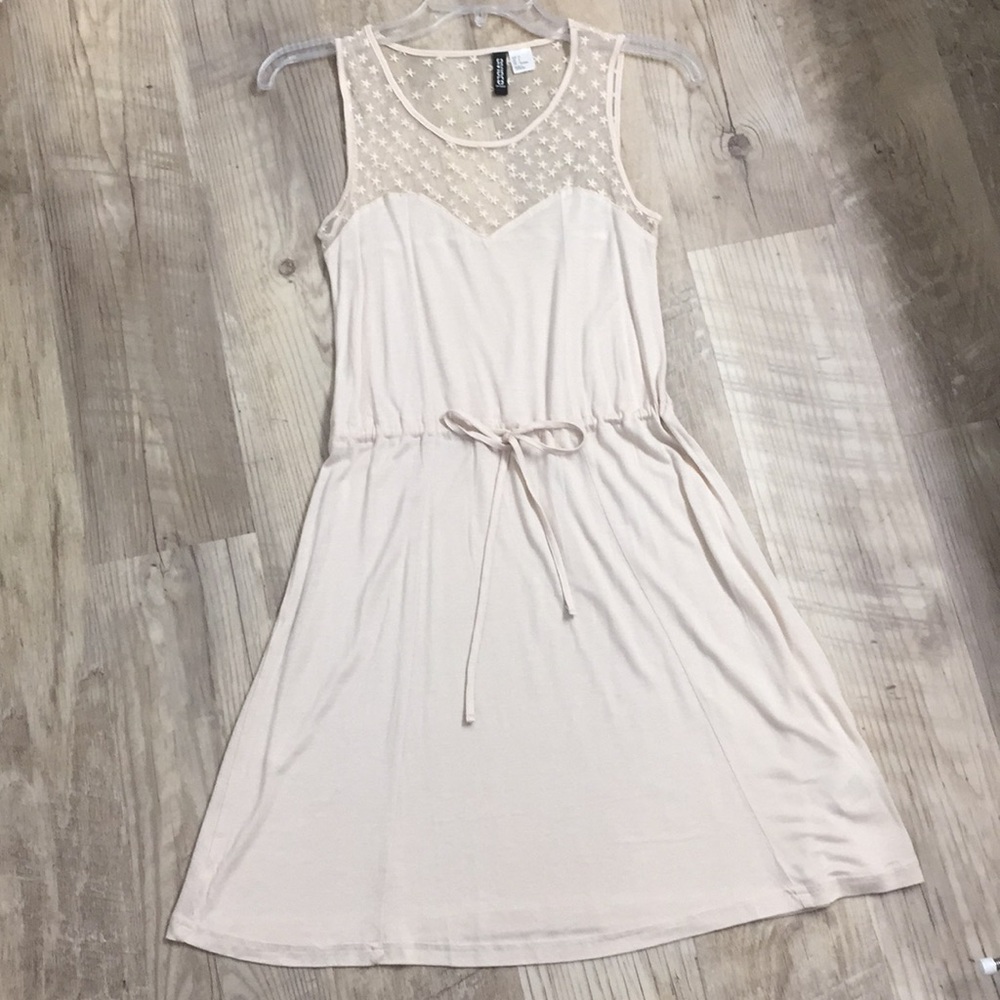 H&M Sweetheart & sheer lace Tank Dress💕